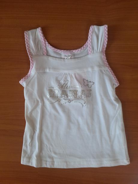 Dievčenské tričko na ramienka., 98