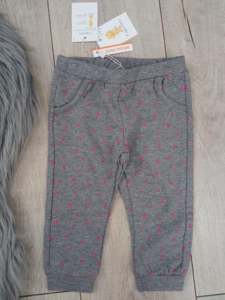 Dievčenské tepláky s písmenkami (9-12 mes.), fagottino,74