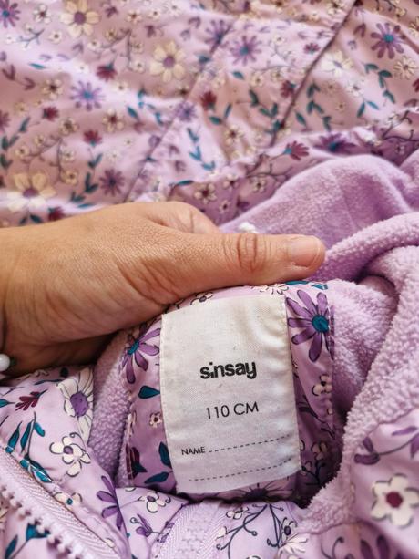 Zimná predĺžená bundička, sinsay,110