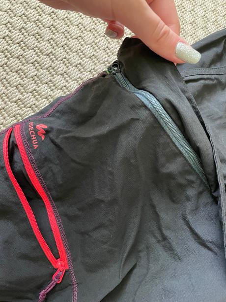 Detske turisticke nohavice, decathlon,164