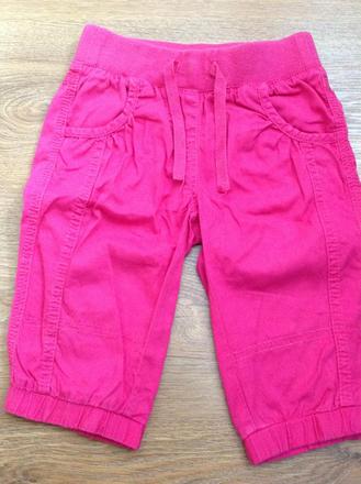 Trojštvrťové bavlnené nohavice, palomino,92