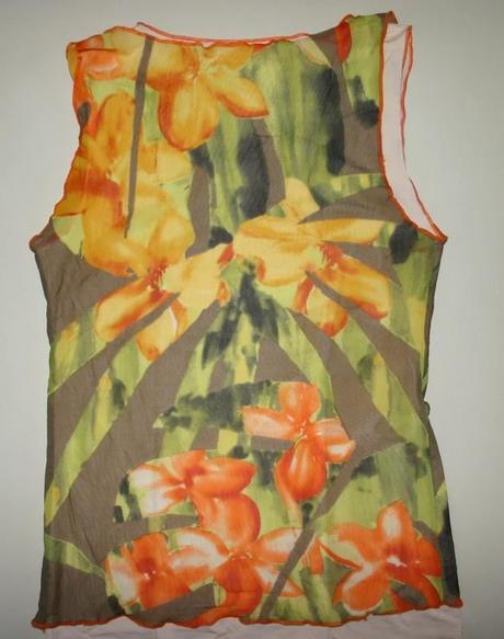 S kvietkovane tricko 2 in 1, s