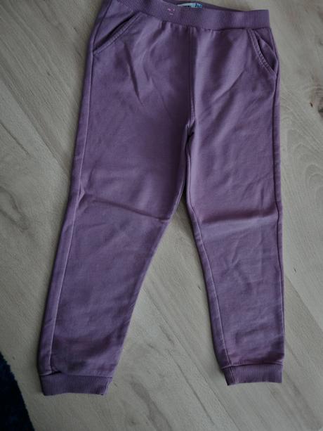 Tepláky detské bavlna fialové 110, sinsay,110