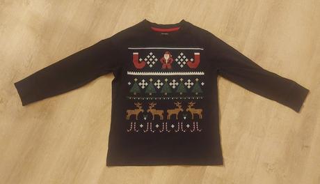 Tricko s dlhymi rukavmi s vianoc.motivom c.122/128, gymboree,122