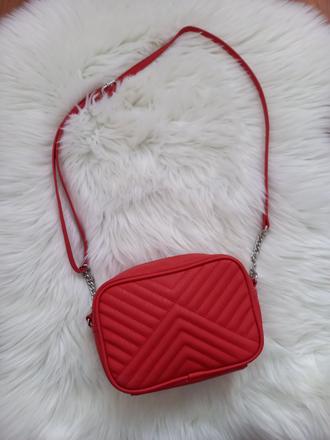 Červená kabelka zn. f&f, f&f