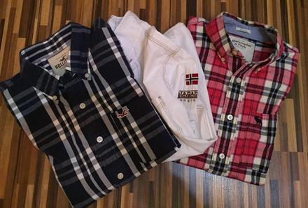 Hollister košeľa č.l, abercrombie&fitch,l