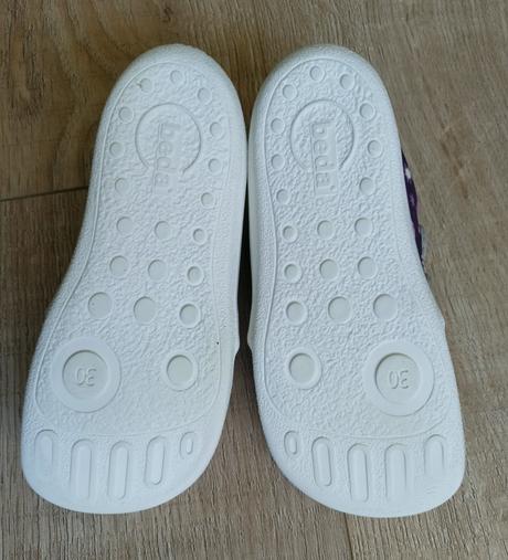 Textilné tenisky beda - violet flower, beda,30