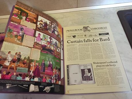What on earth wallbook - timeline of shakespeare,