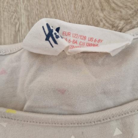 Tričko hm bavlnené béžové, h&m,128