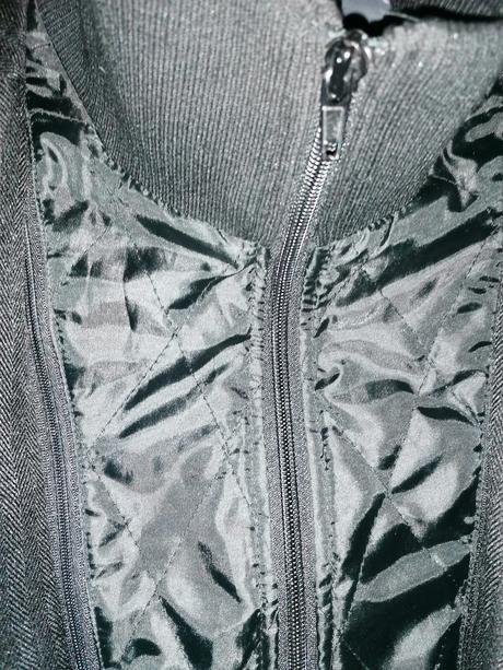 Pánske čierne športové sako so zipsom, f&f,m