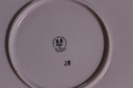 Misa z ružového porcelánu,