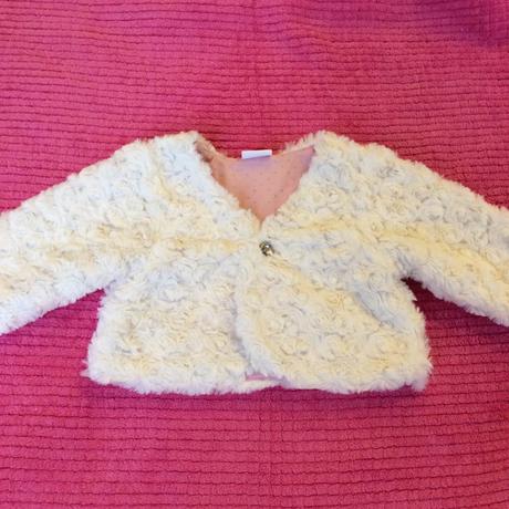 Pekný biely kožuštek, lindex,68