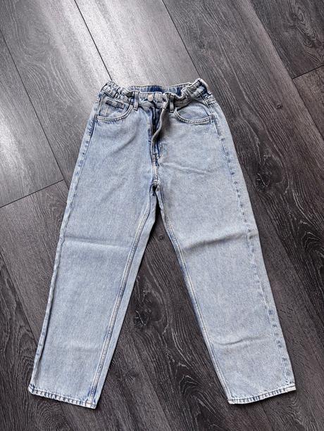 Jeansy loose fit, h&m,152