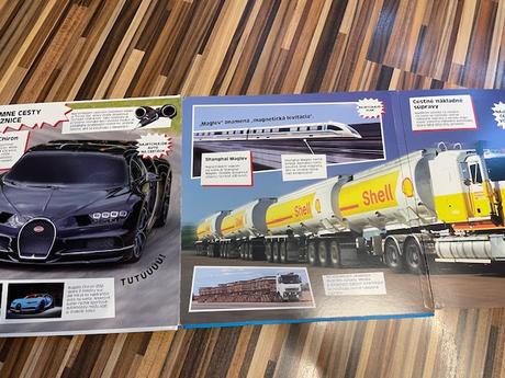 Úžasné stroje, dinosaury kniha, 