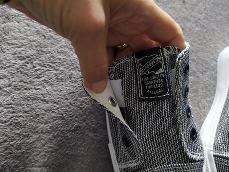 Plátené tenisky, h&m,27