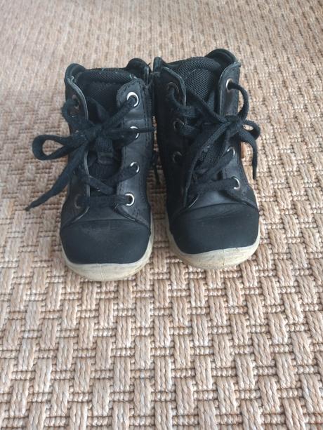 Čierne prechodné topánky pre chlapca, ecco,22