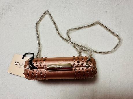 Malá spoločenská kabelka rose gold liu jo originál, liu jo