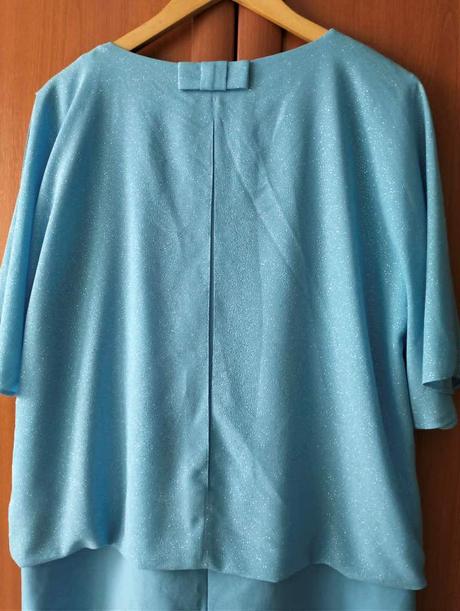 Belasé elegantné šaty, v. xl/xxl, č.46, 46