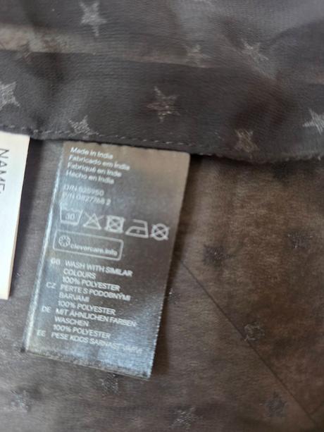 Čierna priesvitna bluzka 164, h&m,164