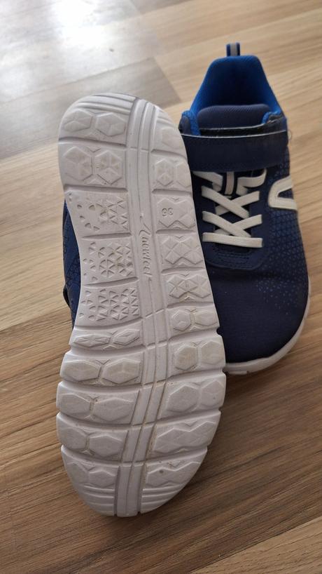 Ľahké tenisky so suchým zipsom, decathlon,36