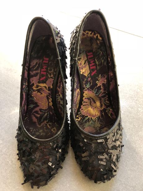 Lodičky čierne na platforme, 35