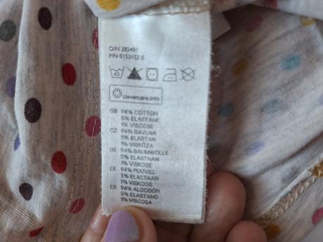 Elastické tričko, h&m,122