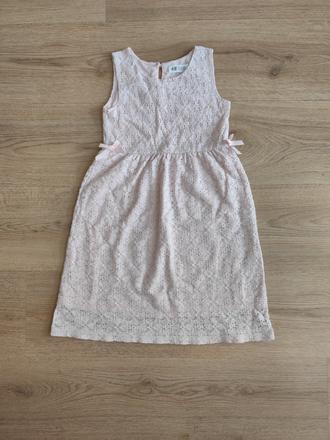 Čipkované šaty, h&m,122
