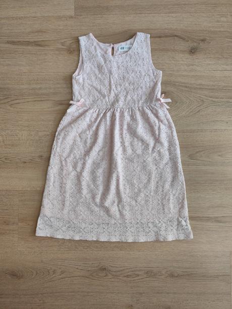 Čipkované šaty, h&m,122