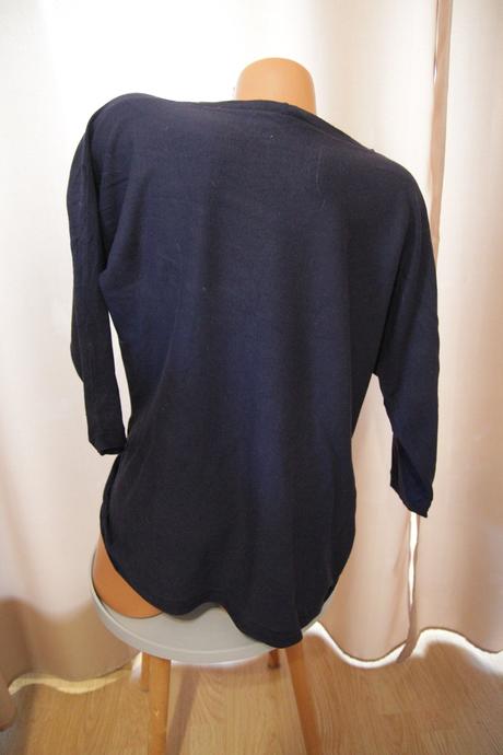 Tmavo modrý sveter, m/l, m