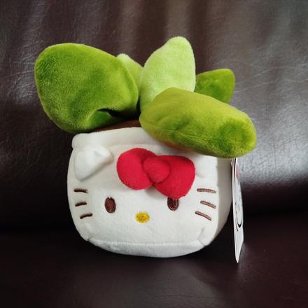 Plyšová rastlina hello kitty - nová s visačkou, 