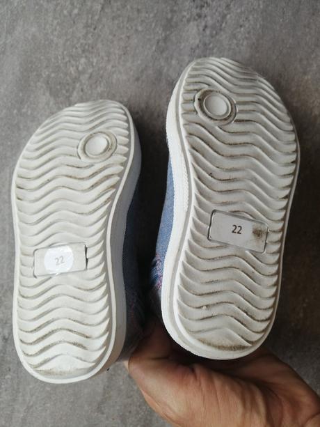 Rifľové tenisky v 22,vd 14 cm, f&f,22