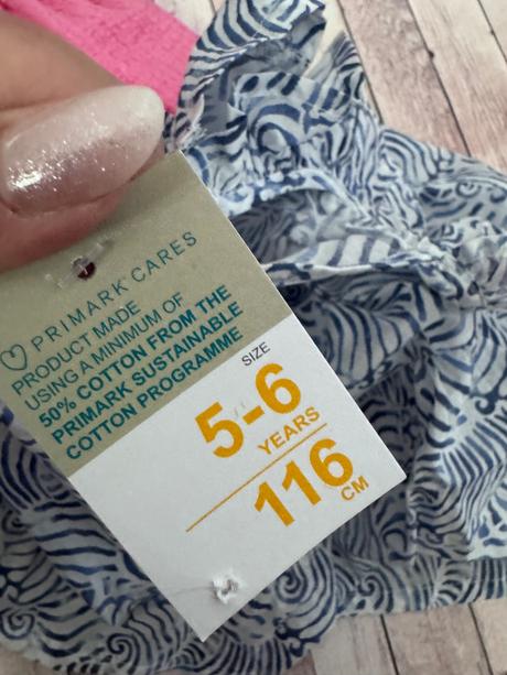 Dievčenské letné šaty 110/116, h&m,110