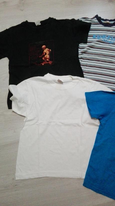 Balík letných tričiek vel. 134, 122–134