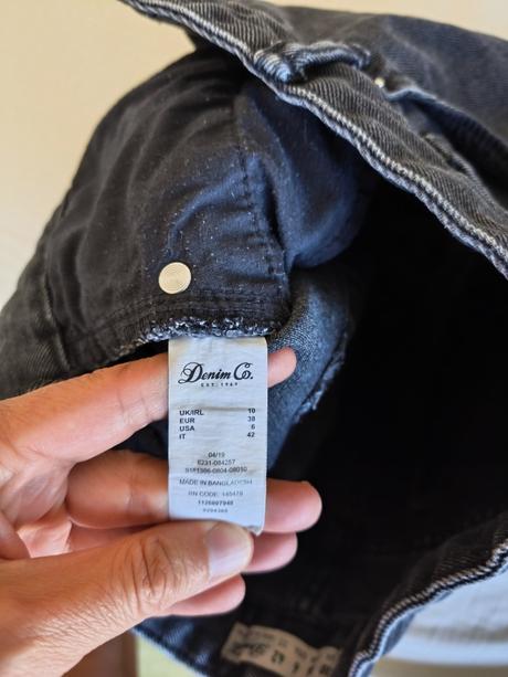Rifľové šortky 36/38, denim co,38
