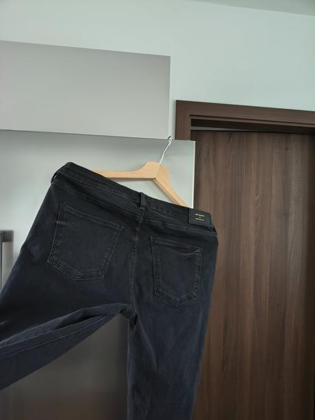 Zara elastické sivo čierne skinny l-xl, zara,l