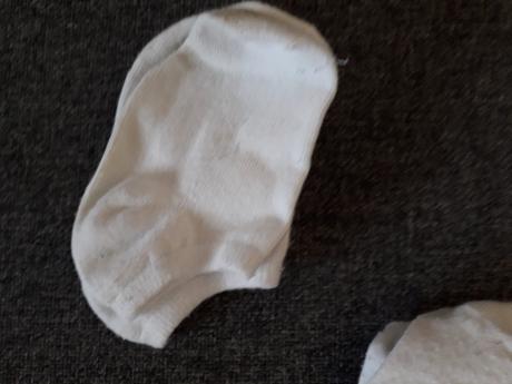 Biele krátke ponožky - 22 - 24 cm - 5 párov, f&f,22