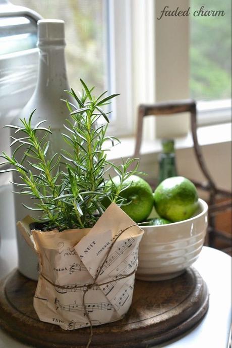 Starý notový papier 5 ks,