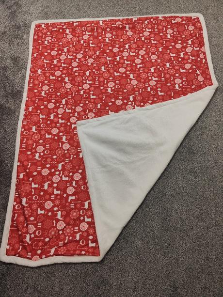 Vianočná teplá deka 147x115, 