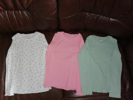 Predám krásne 3x tričká, f&f,116