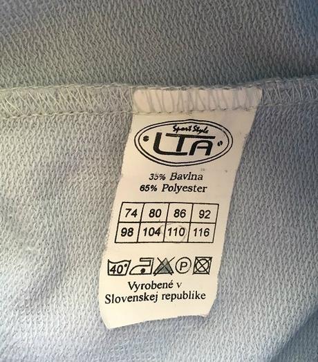 Detské tepláky, 110