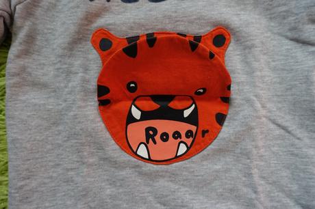 Mikina s levom, h&m,98