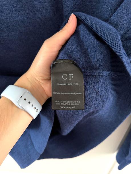 Klasický sveter zo merino vlny, l