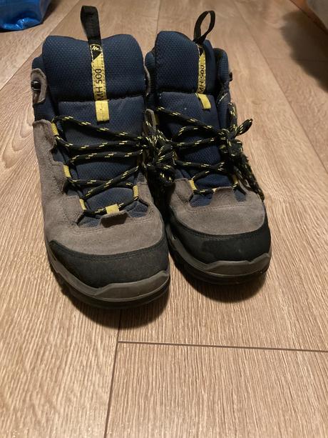 Turistické topánky nepremokave quechua, 38