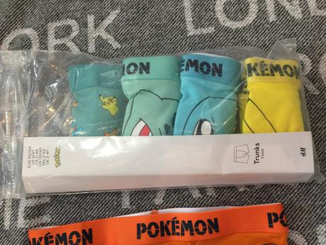 Chlapcenske boxerky pokemon 2-4 roky, h&m,98 / 104