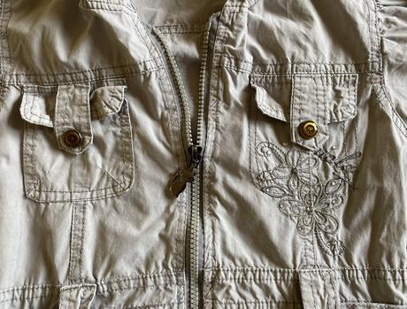 Balónové bavlnené šaty s kapucou v. 122/128, 122