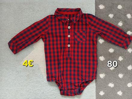 Vianocne karovane koselove body 80, 80