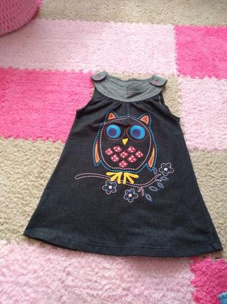 Komplet - šaty s tričkom, 104