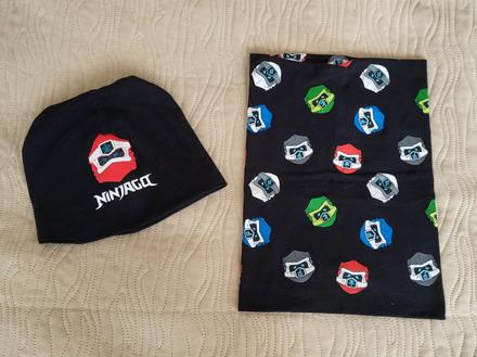 Sada čiapka s nákrčníkom velk. 134/152, h&m,134