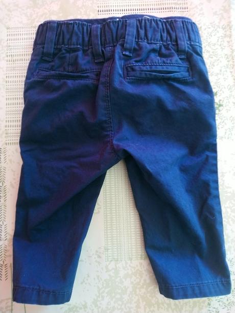 Tmavo modré nohavice, gap, 62-68 cm, gap,68