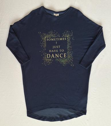 Šaty tričkové s nápisom, pompdelux,146